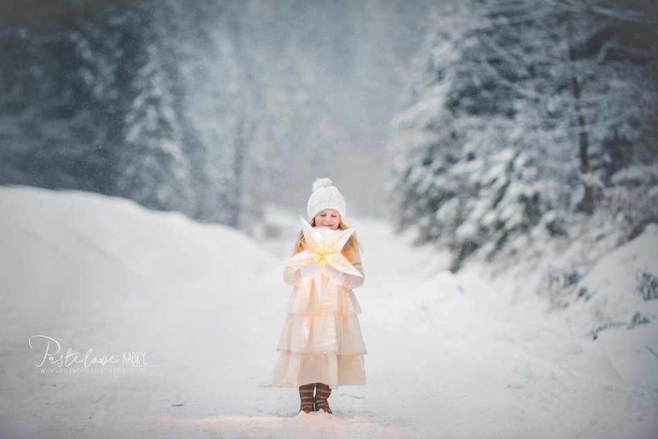 fotograf dziecięcy Nowy Sącz, zimowa sesja w Szczawnicy